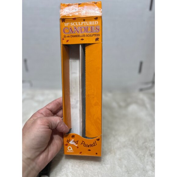 Amscan Thanksgiving 10" Hand Painted Sculptured Candles Set - Picture 4 of 12